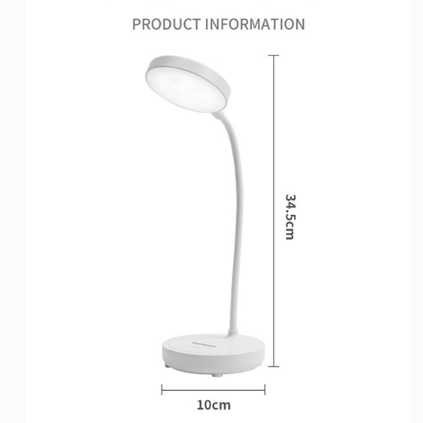 Smart Desk Light with Adjustable Brightness Control