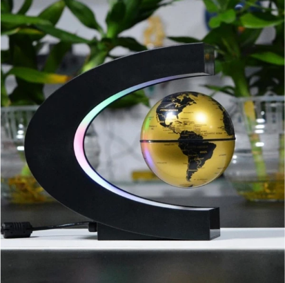 Sleek Modern Globe Table Lamp - Pexav