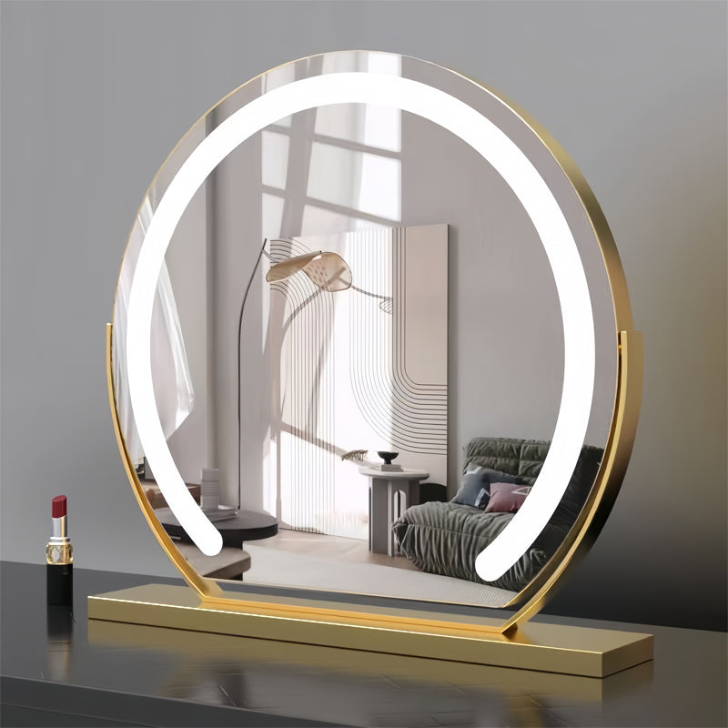 Smart LED Vanity Mirror with Touch Control & Rotation