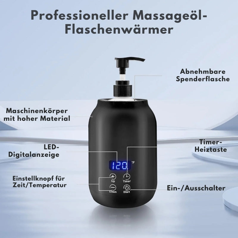 Compact Digital Oil Warmer Massage Heater