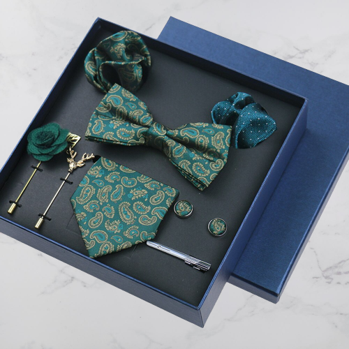 Premium Mens Silk Tie Boxed Set - Pexav