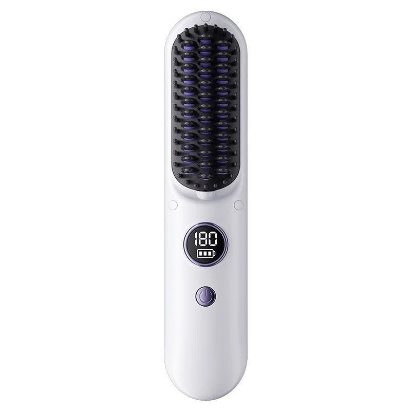 Travel Hair Straightener Brush Set