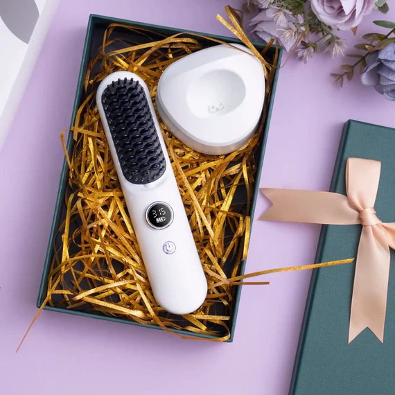 Travel Hair Straightener Brush Set - Pexav