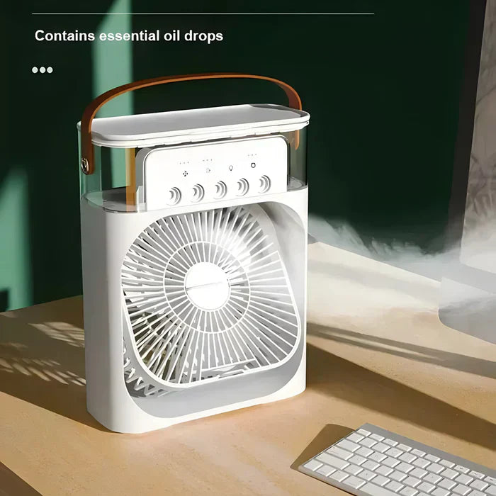 3-in-1 Fan with 7-Color LED Light - BreezeMaster Pro-Nora Luxe