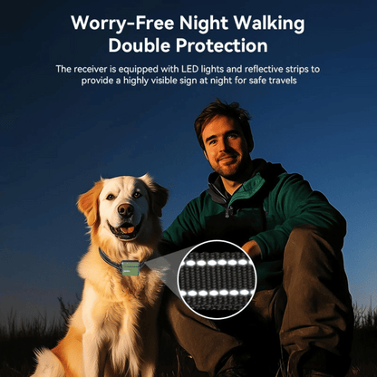Advanced 300m Dog Training Collar with LCD Remote