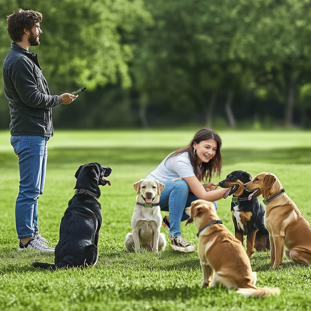 Advanced 300m Dog Training Collar with LCD Remote