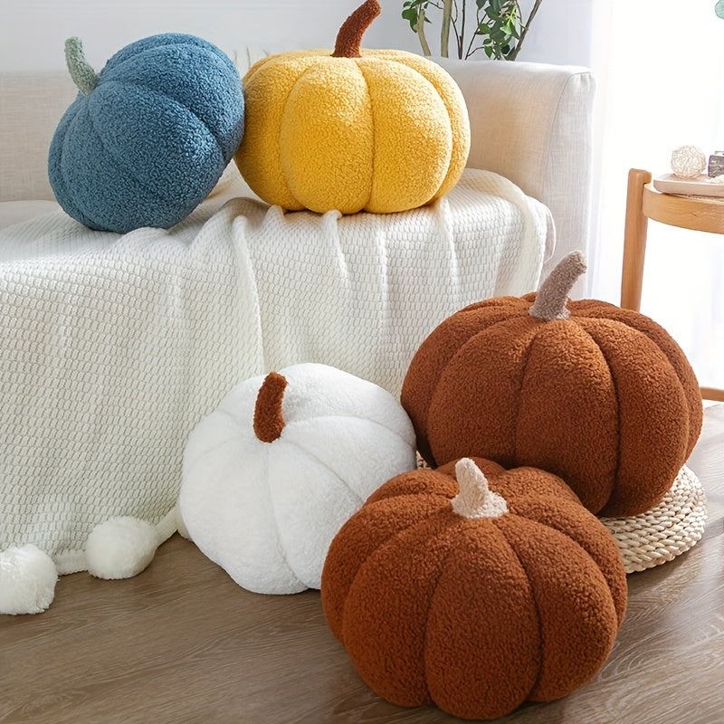 Warm Autumn Pillow - Soft Plush Fall Decor Cushion