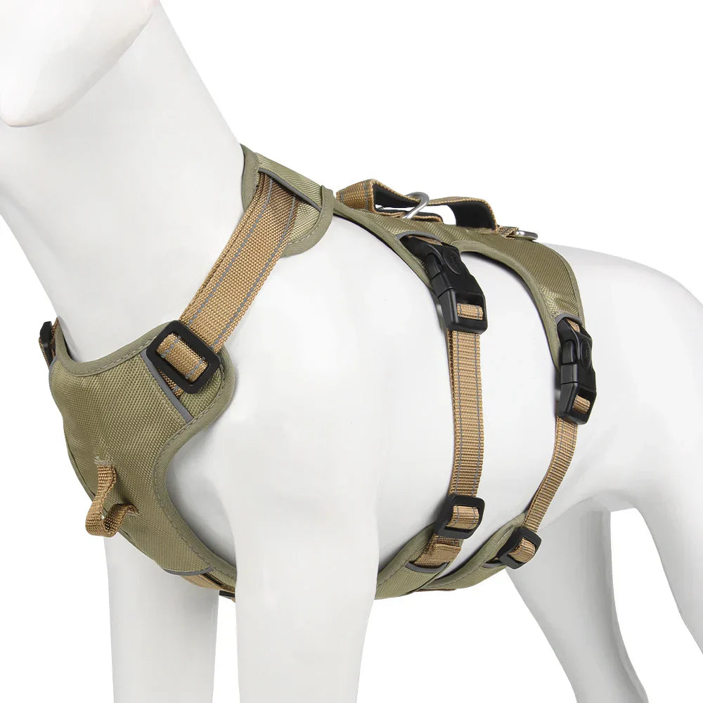SafeWalk Padded - Reflective No-Pull Dog Vest with Control Handle