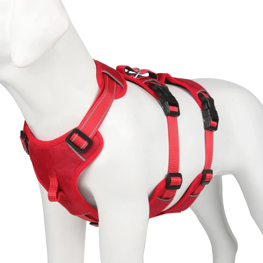 SafeWalk Padded - Reflective No-Pull Dog Vest with Control Handle