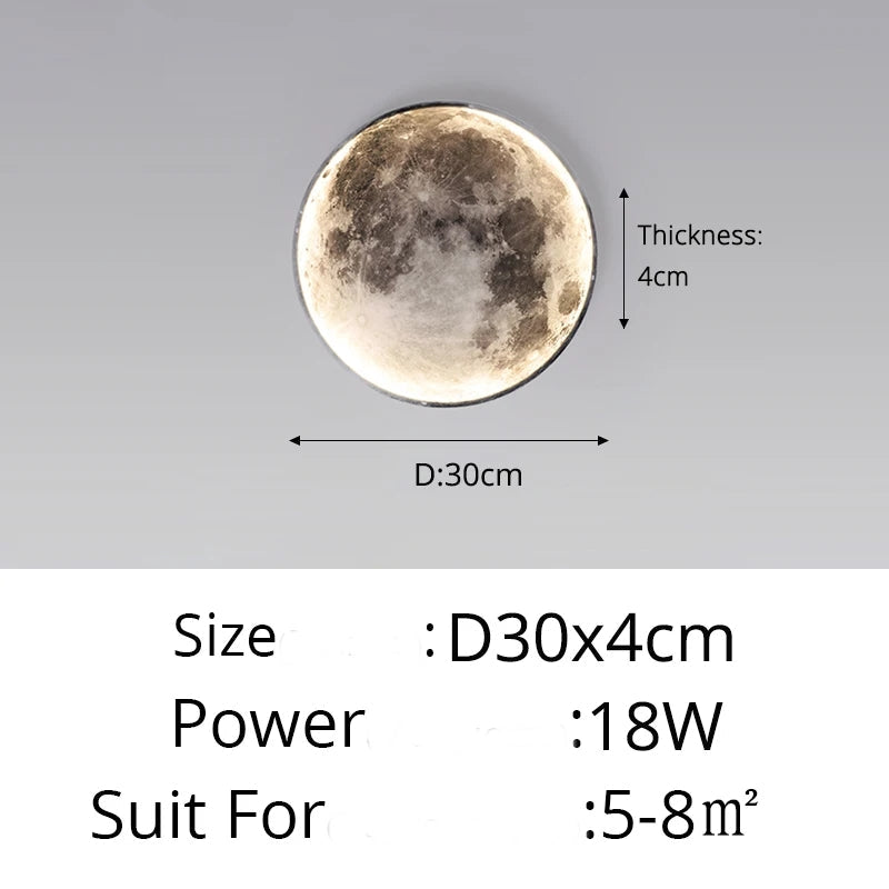 Unique Modern Moon Table Lamp