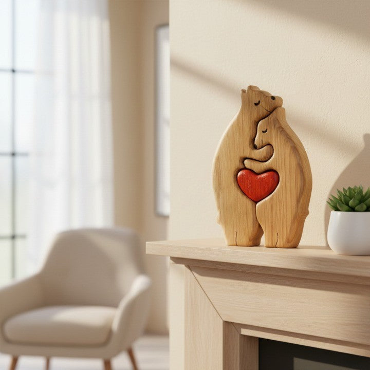 Cute Bear Jigsaw Home Decor - Pexav