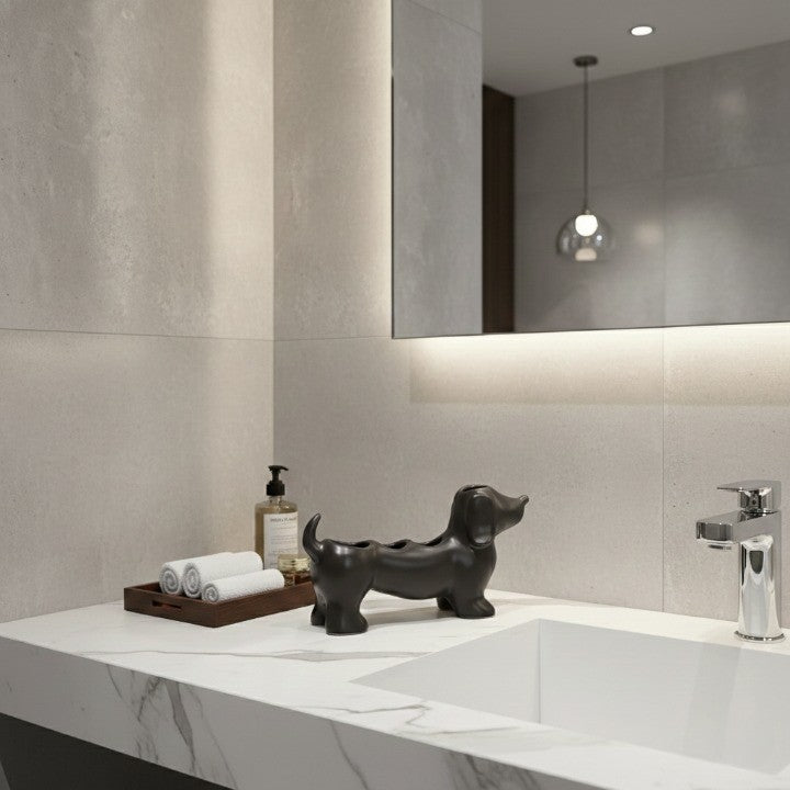 Cute Dachshund Bathroom Storage Caddy