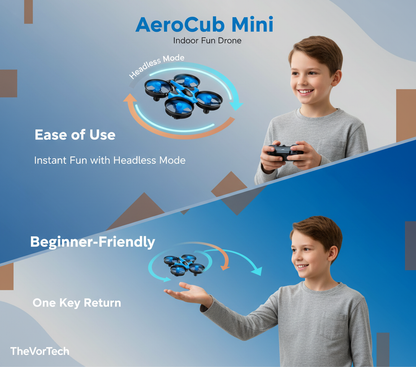 Safe Mini Kids Drone with Guarded Blades