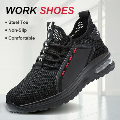 Comfortable Steel Toe Boots - Durable Non Slip Work Sneakers