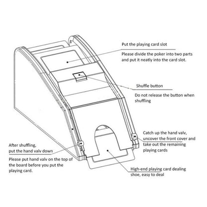 Automatic Card Shuffler Electric Tool