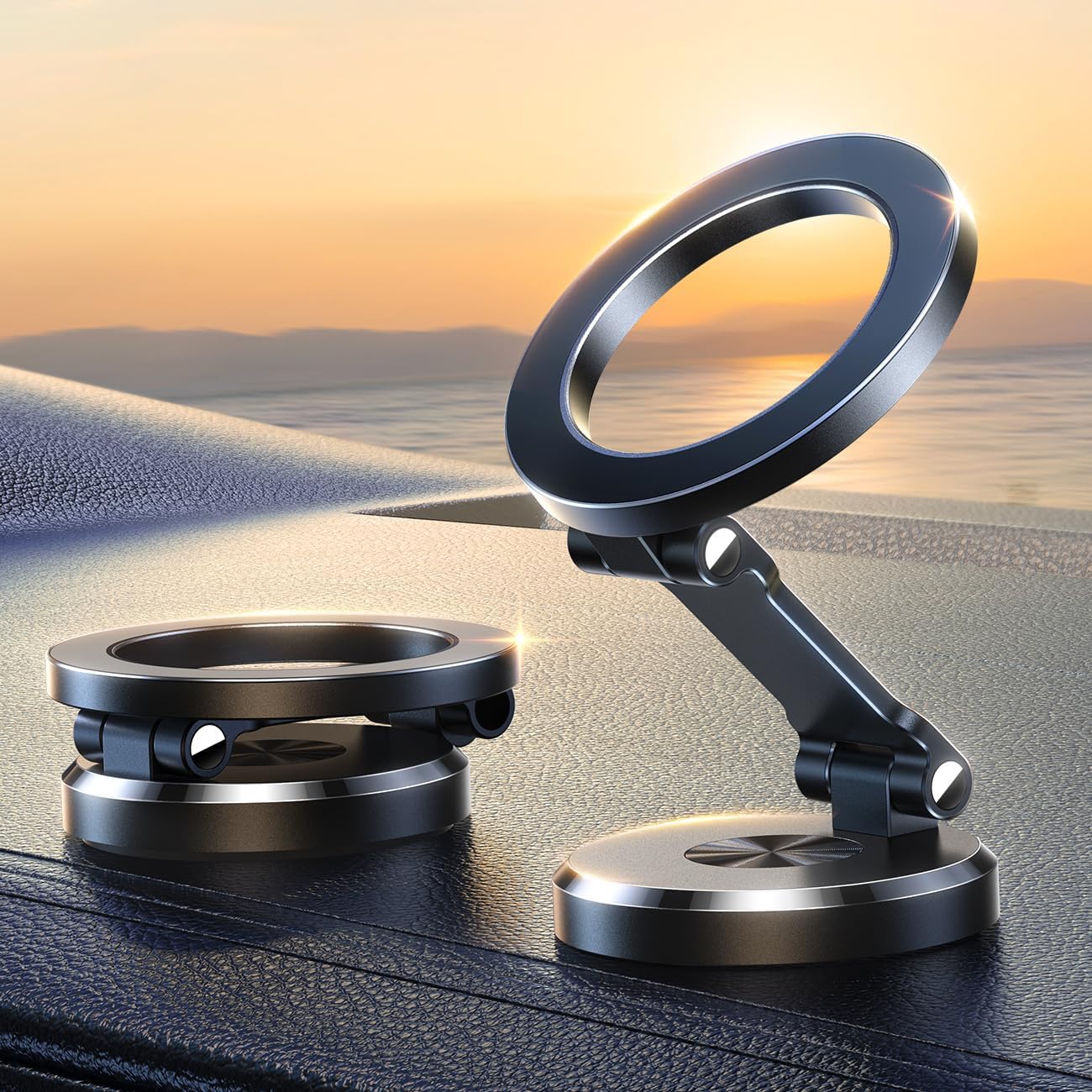 Universal Car Mount Phone Holder - Adjustable & Magnetic - Pexav