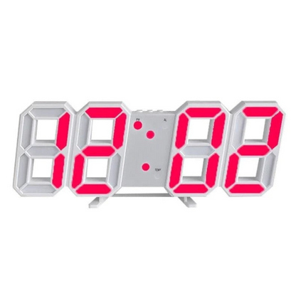 Big LED Nightlight Wall Clock with Dimmer Function