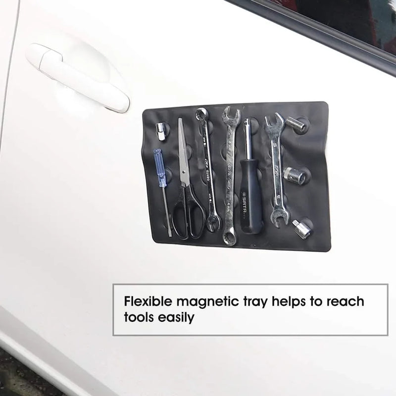 Strong Magnetic Tool Tray for Garage and Car Organization