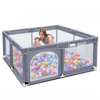 Big Folding Outdoor Baby Play Yard - Pexav