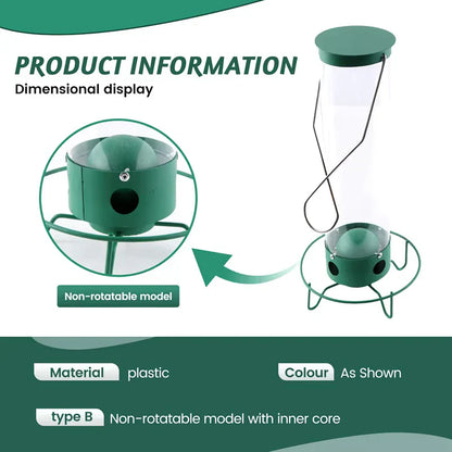 Strong Wildlife Proof Bird Feeder with Spinning Perch