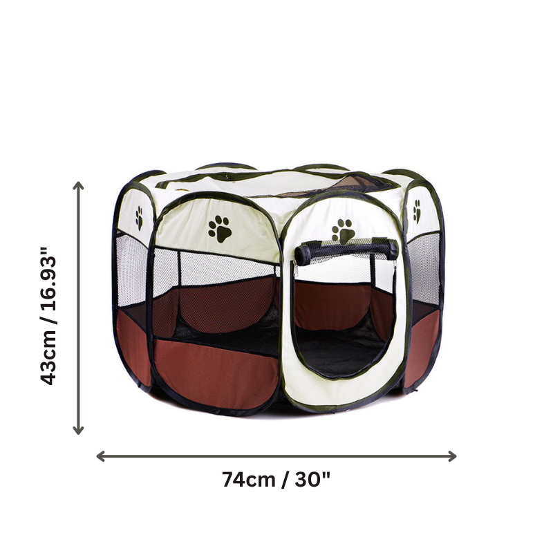 Portable Pet Playpen - Comfortable Dog Play Yard