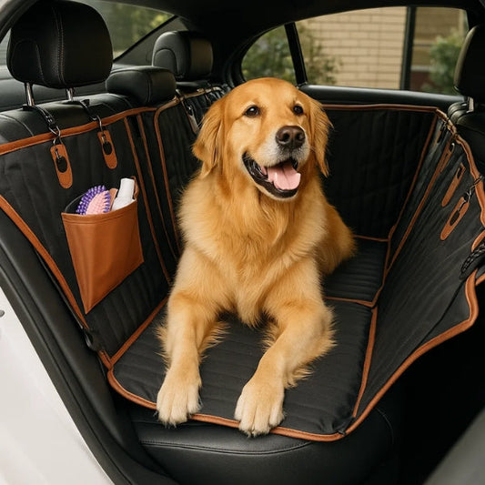 Durable Pet Car Hammock Waterproof Easy Install - Pexav