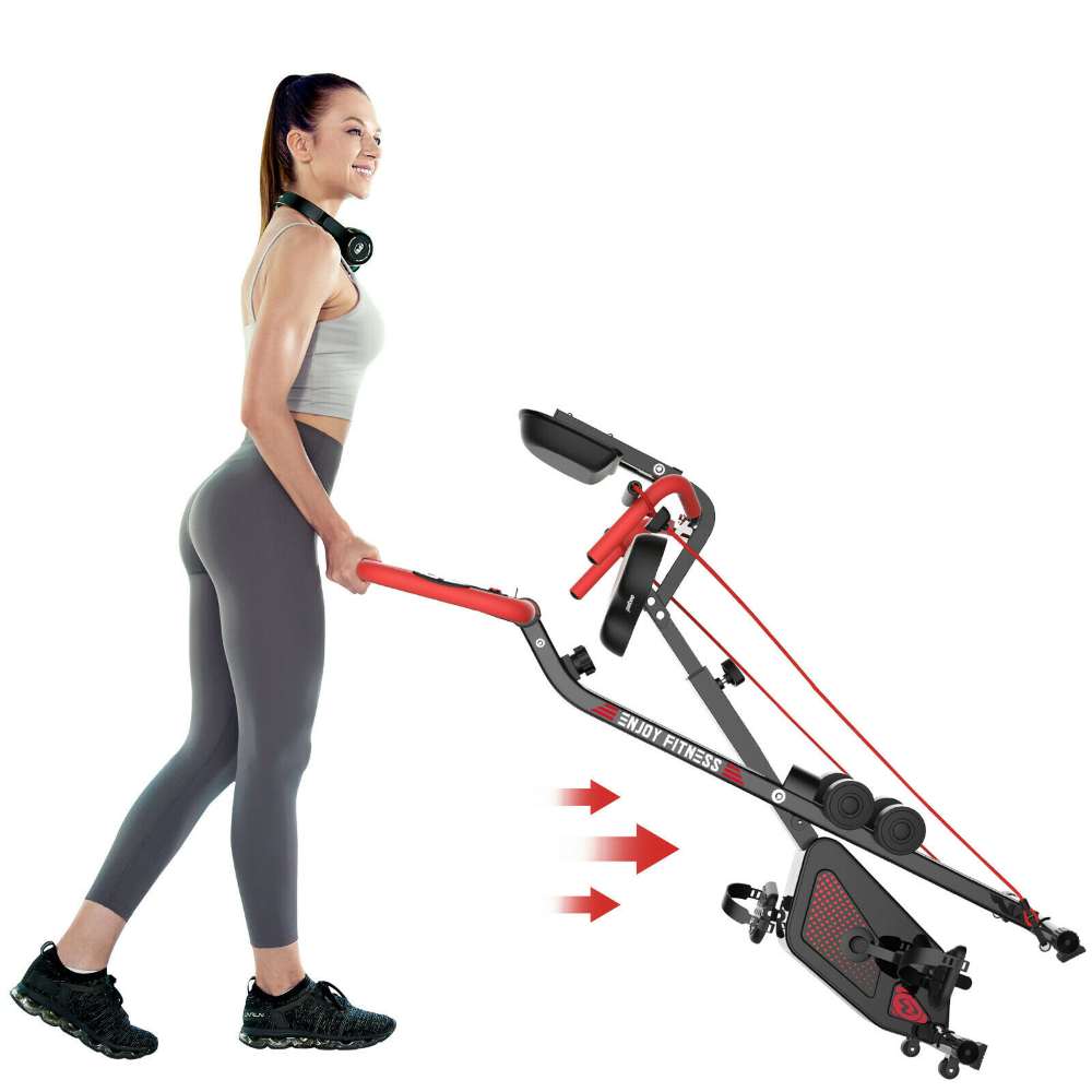 Compact Home Recumbent Exercise Cycle Bike