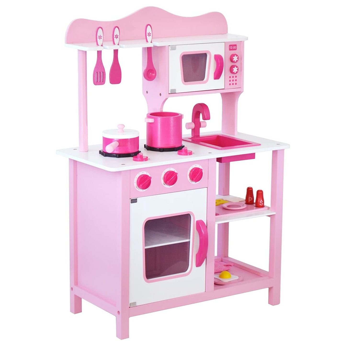 Deluxe Children's Play Kitchen Cooking Playset