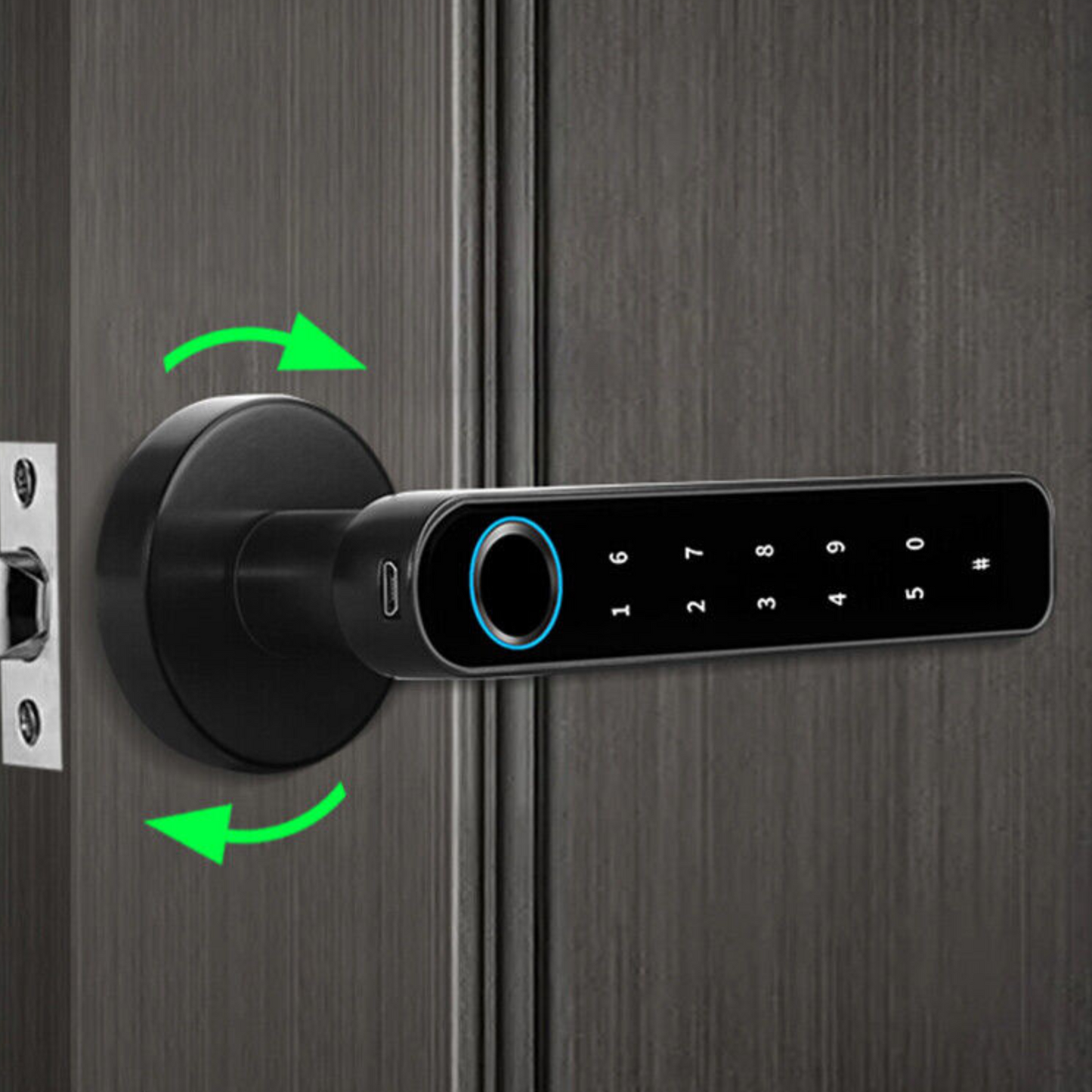 Secure Digital Fingerprint Bluetooth Door Lock System