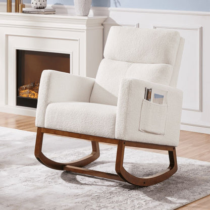 Comfortable Wooden Patio Rocking Chair