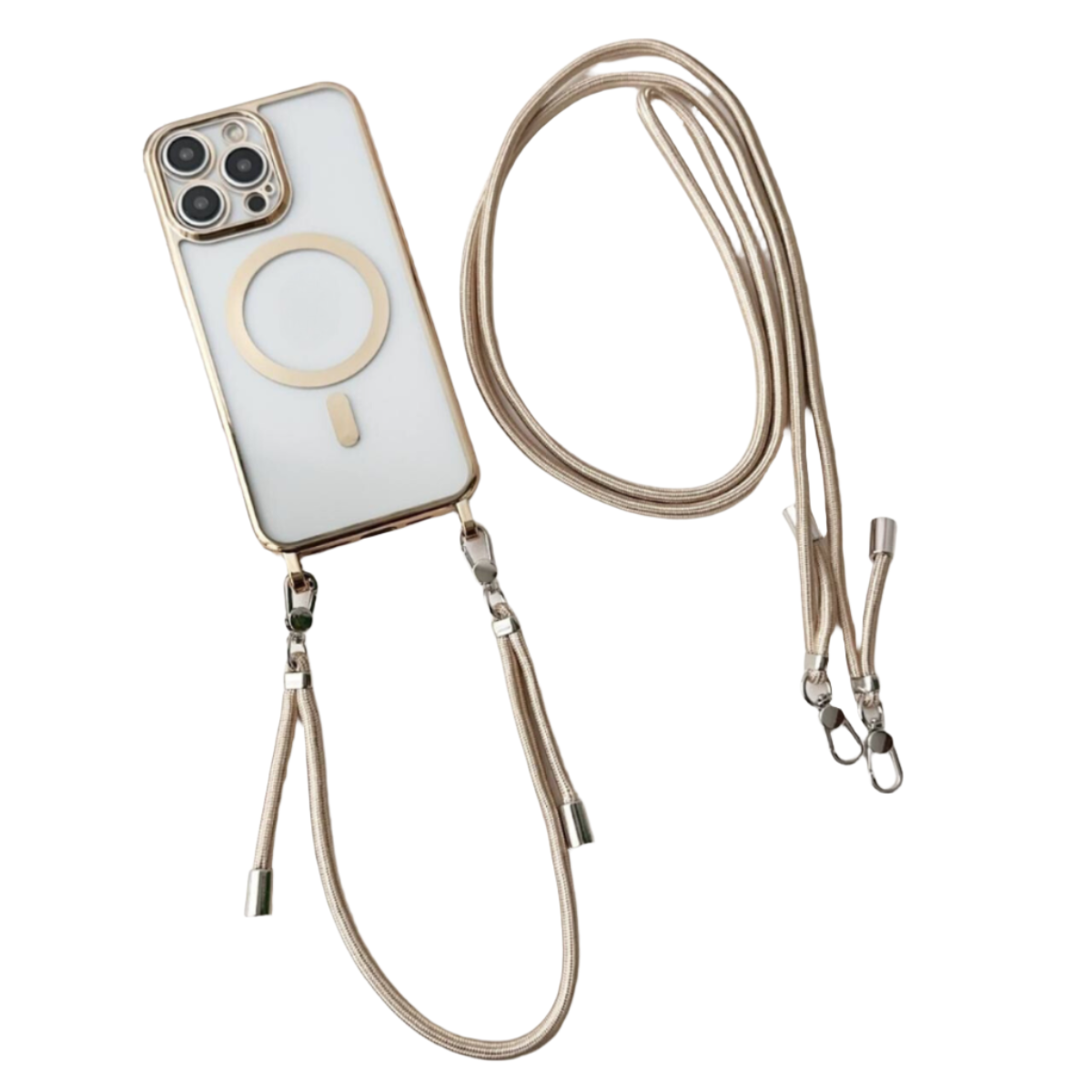 Clear Phone Shoulder Bag with Detachable Strap