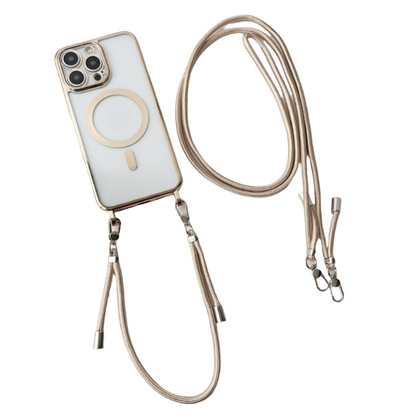 Clear Phone Shoulder Bag with Detachable Strap