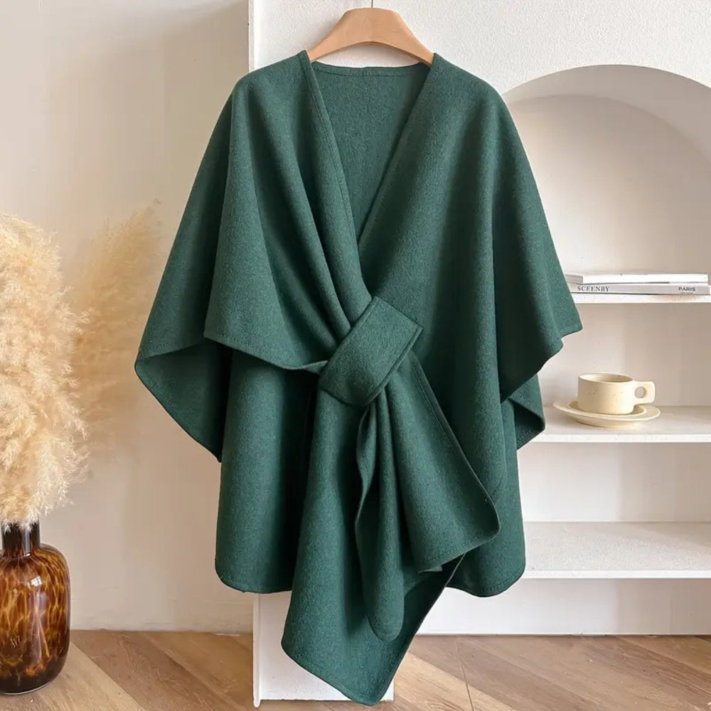 Waterproof Women's Wrap Coat Warm & Chic Outerwear