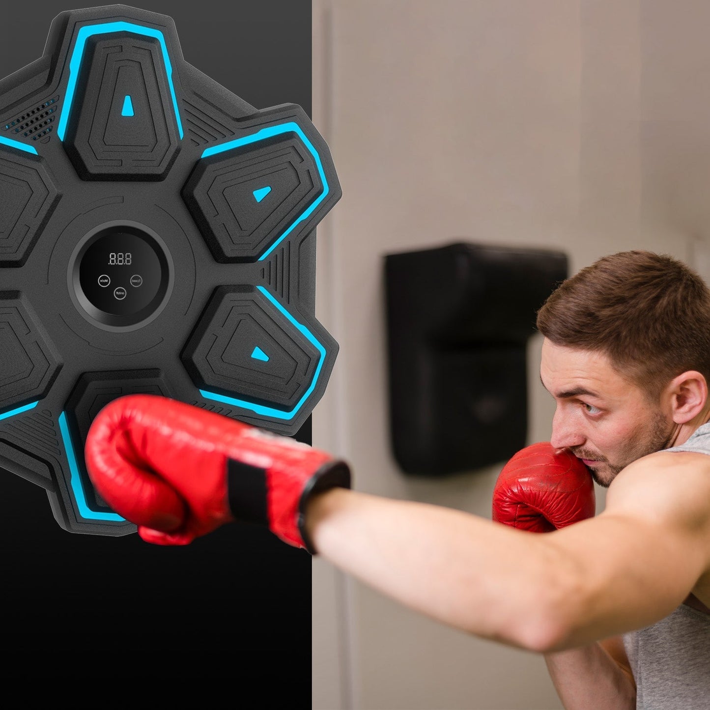 Compact Fitness Punching Bag Machine