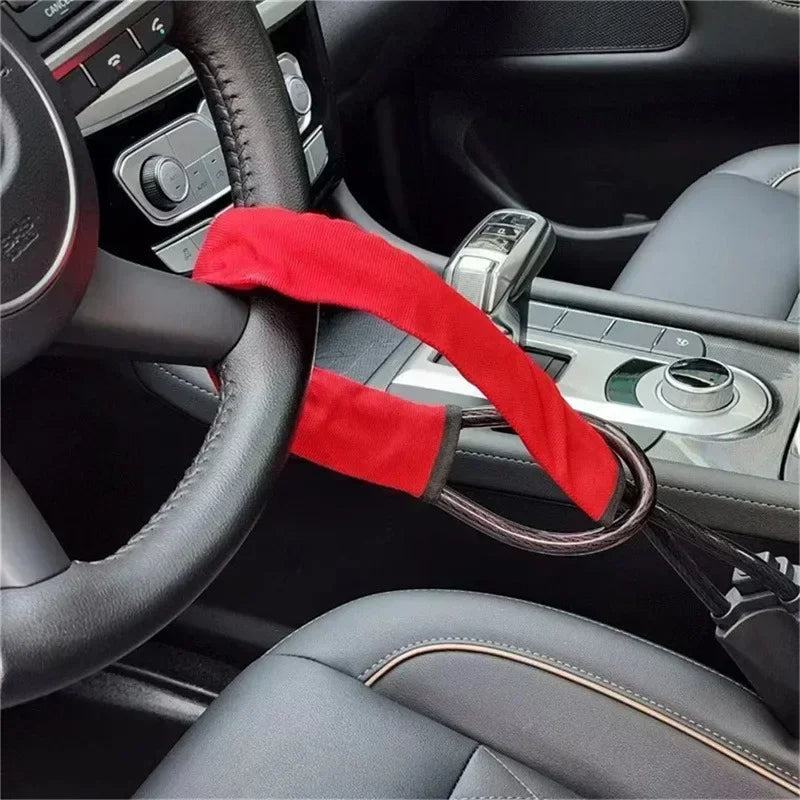 Anti Theft Car Steering Wheel Lock with Belt - Pexav