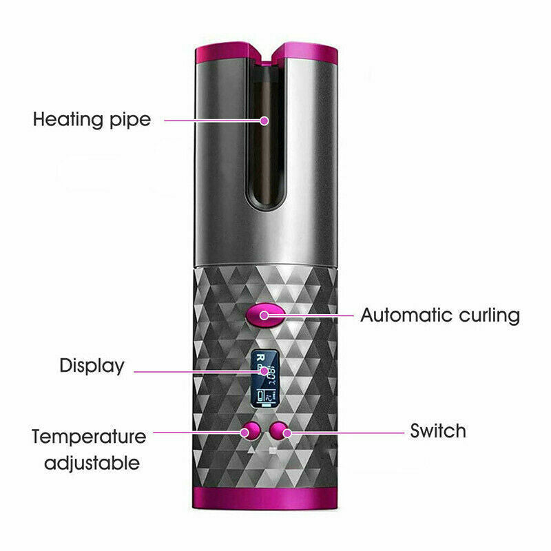 Simple Wireless Fast Hair Curling Iron