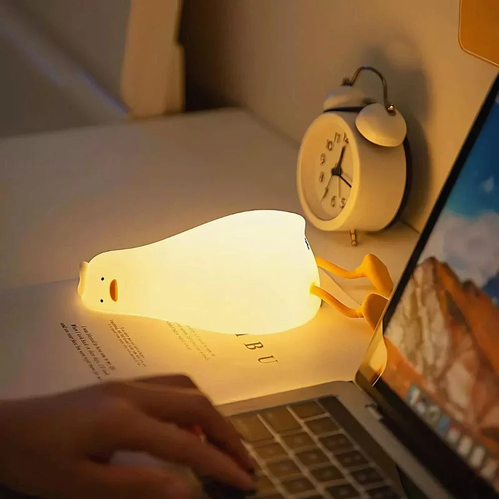 Fun Kids Nightlight - Colorful Soft Lamp with Rechargeable Battery