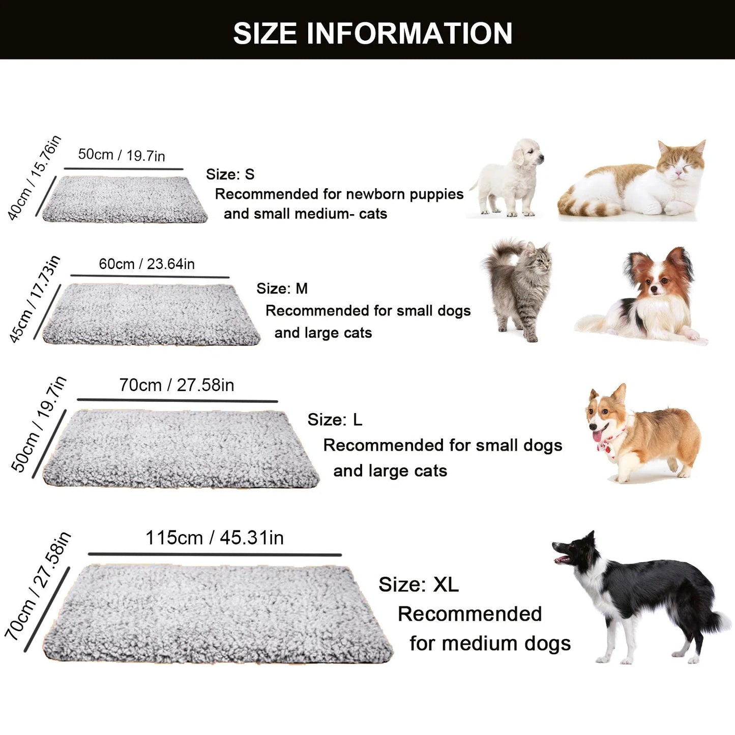 Pet Warm Heat Pad 
 Pet Cozy Heating Mat