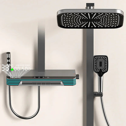 Luxury Digital Rain Shower Head Massage Spa Set
