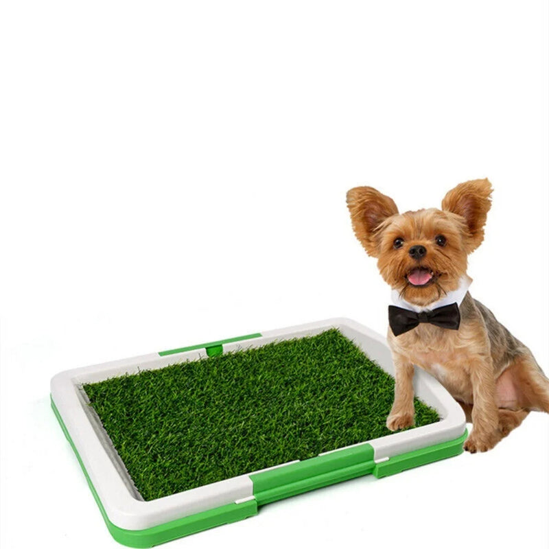 Portable Pet Training Pad with Artificial Turf