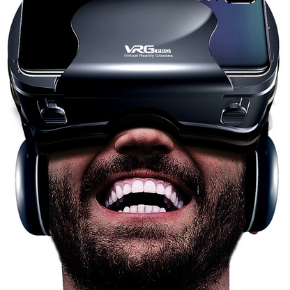 Wireless Virtual Reality Headset with Built-in Audio