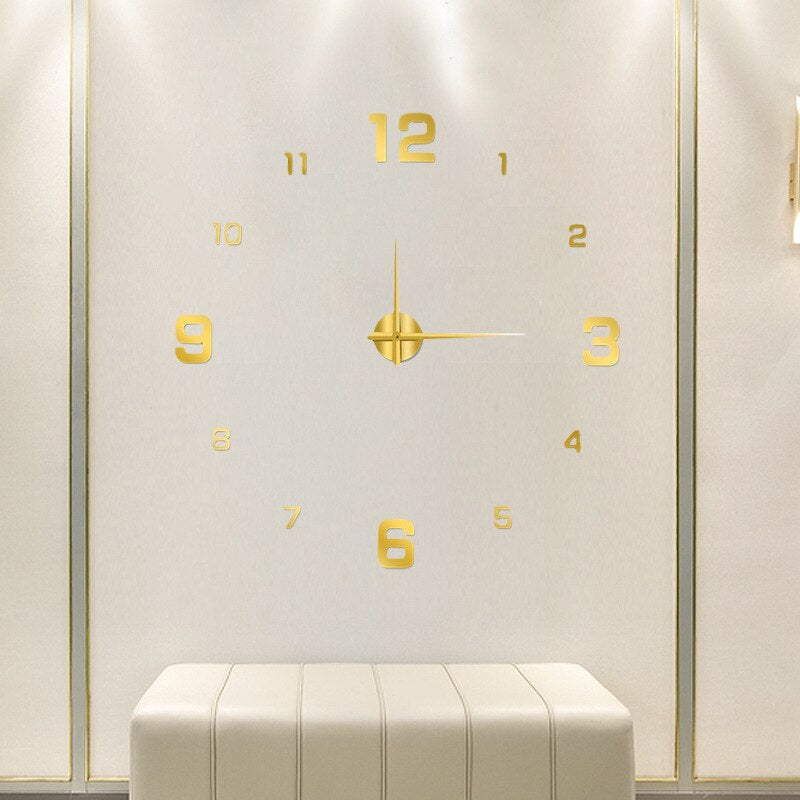 Large Decorative Round Wall Clock
