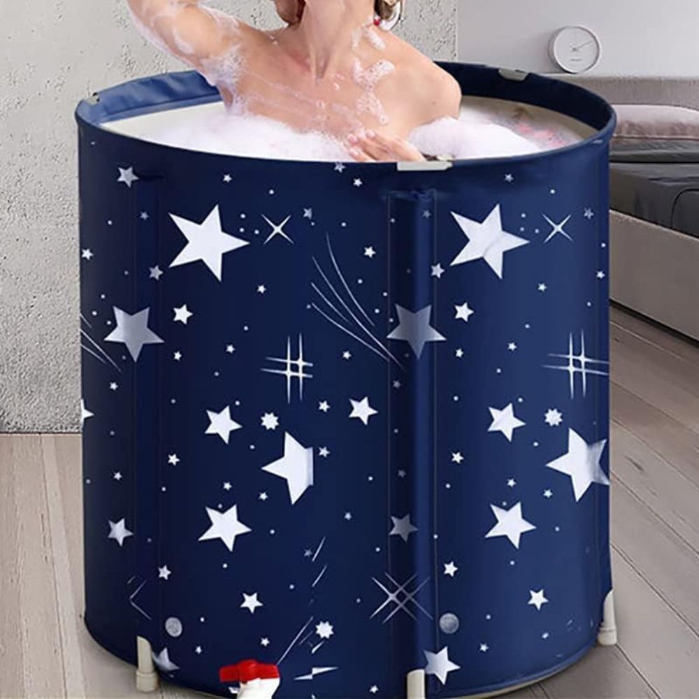 Space Saving Folding Thermal Bath Tub for Adults - Pexav