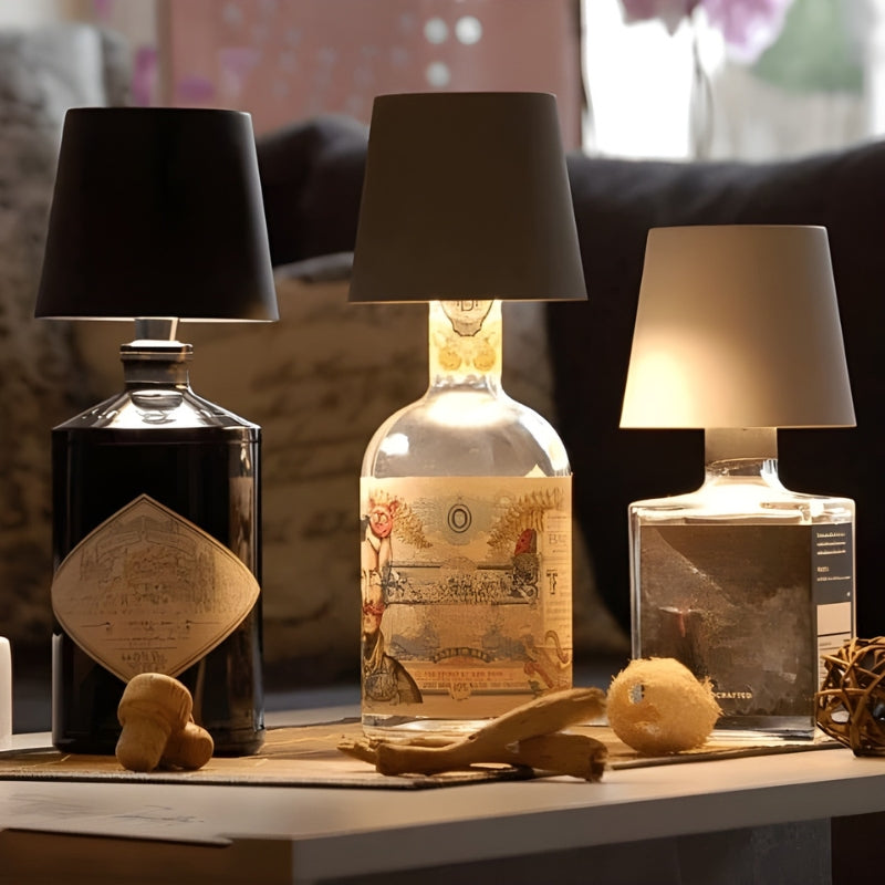 Stylish Glass Bottle Light