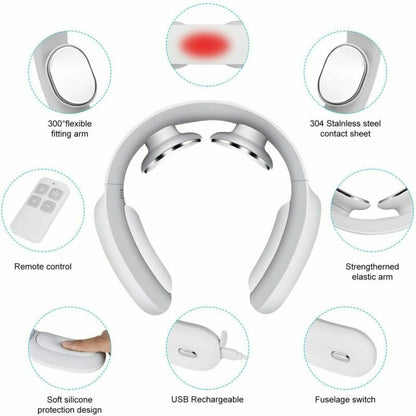Therapeutic Heated Massage Neck Pillow