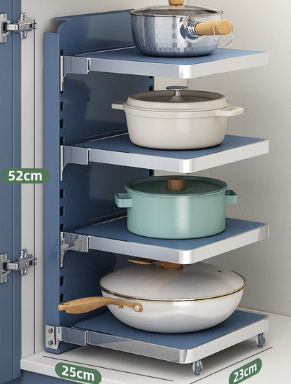 Space Saving Tiered Kitchen Shelf Organizer
