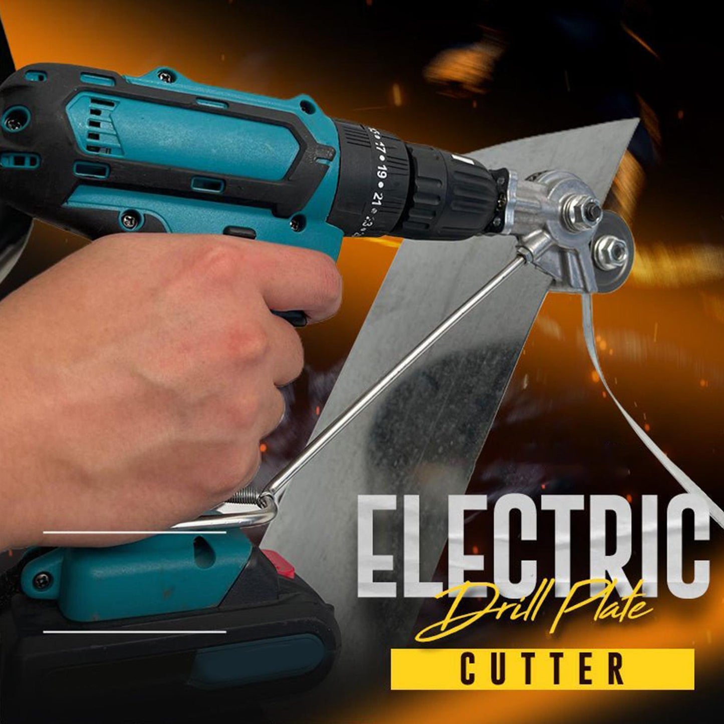 Powerful Metal Cutting Drill Attachment