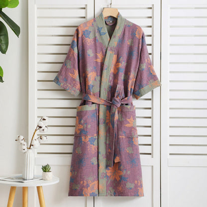 Soft Plush Bathrobe with Classic Style