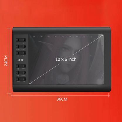 Big Graphic Drawing Tablet with Stylus Pen
