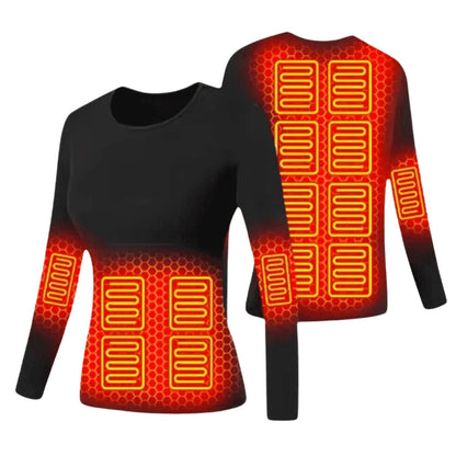 Warm Thermal Base Layer Top for Cold Weather Sports